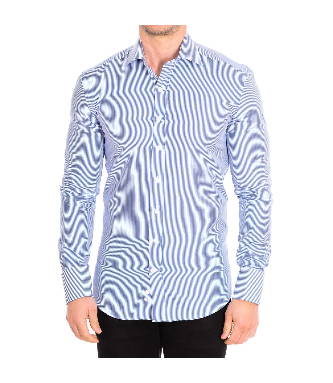 Slim long sleeve shirt with lapel collar ORLANDO4 man