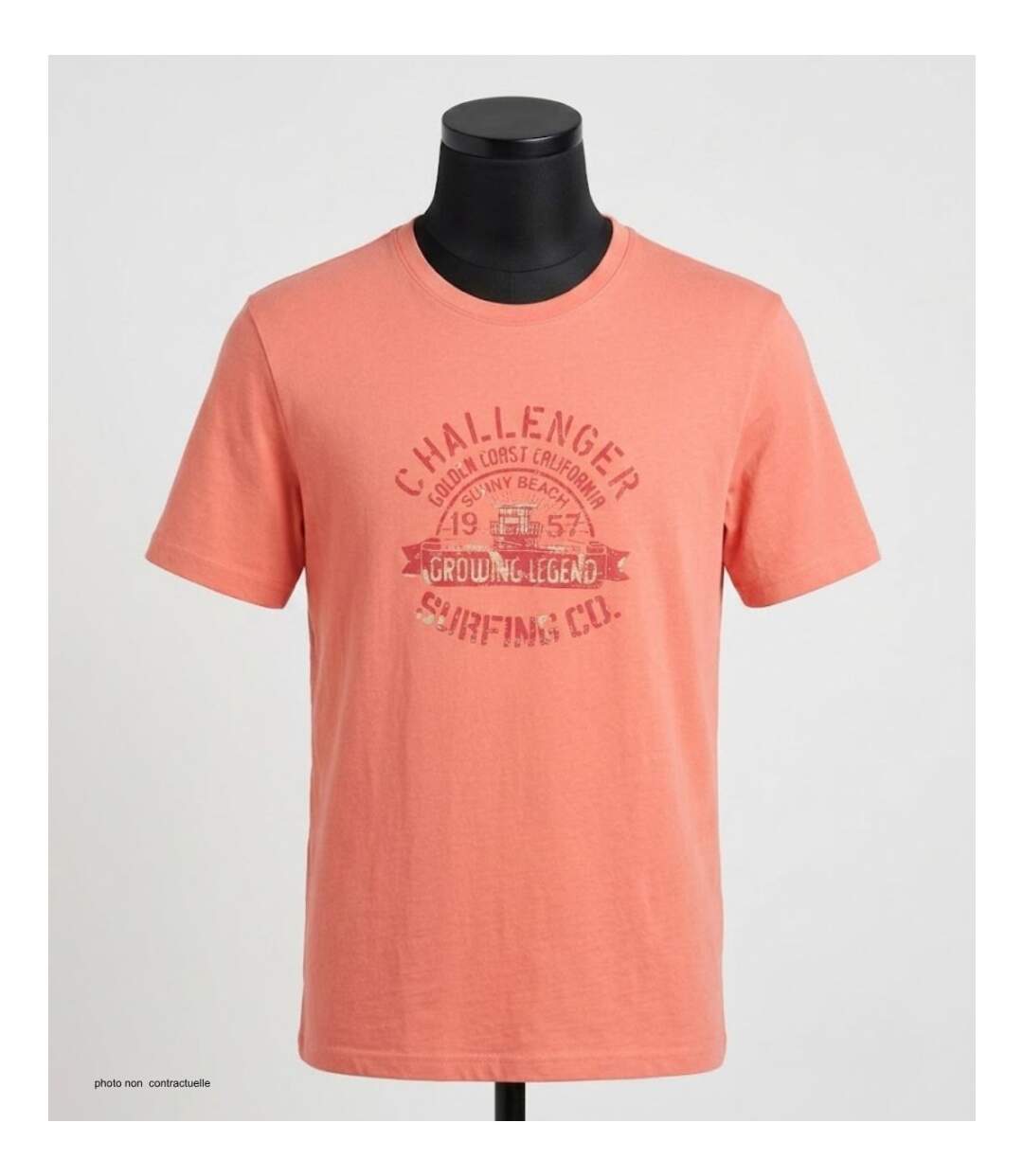 Tee - shirt  sérigraphie poitrine A2133B-3