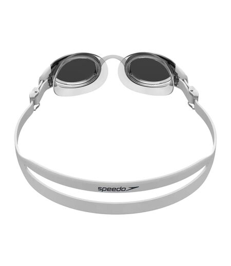 Mens Mariner Pro 2024 Swimming Goggles White Grey Speedo