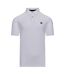 Polo bio classique pour hommes blanc Raging Bull