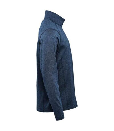 Haut polaire treeline homme bleu marine chiné Stormtech