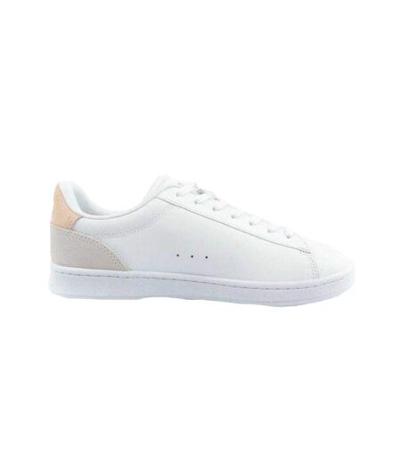 Baskets Carnaby Femme Blanc Beige Lacoste
