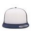 Casquette trucker blanc / bleu marine Yupoong-1