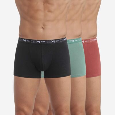 Lot de 3 Boxers Coton Strech