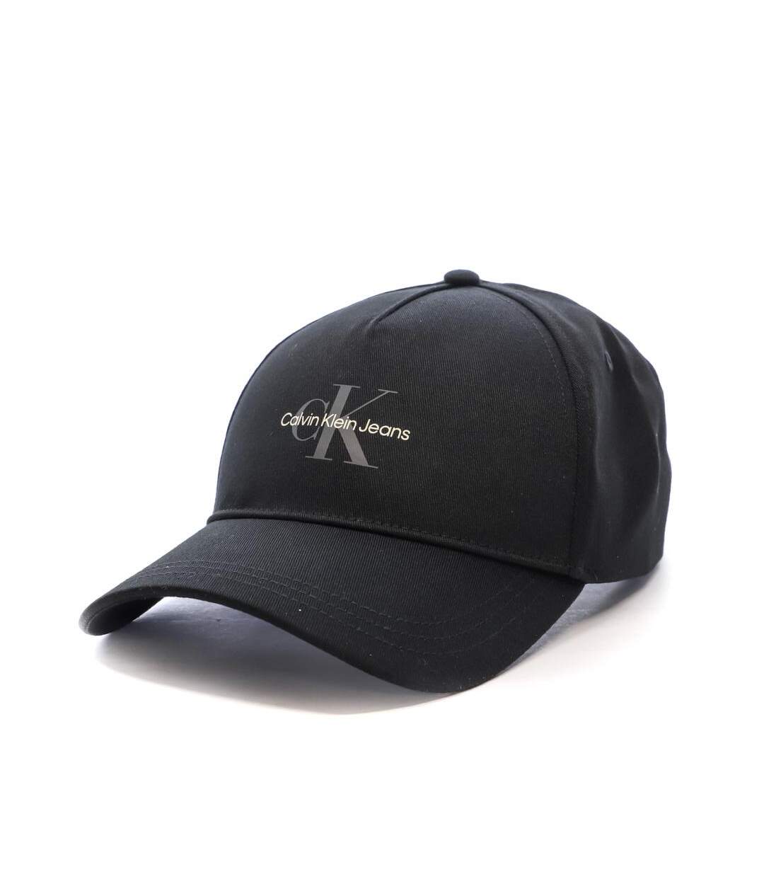Casquette noire homme calvin klein jeans mono logo print - taille unique-1