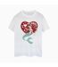Disney Femme/Ladies The Little Mermaid Love Daddy Cotton Boyfriend T-Shirt (Blanc) - UTBI30984-1