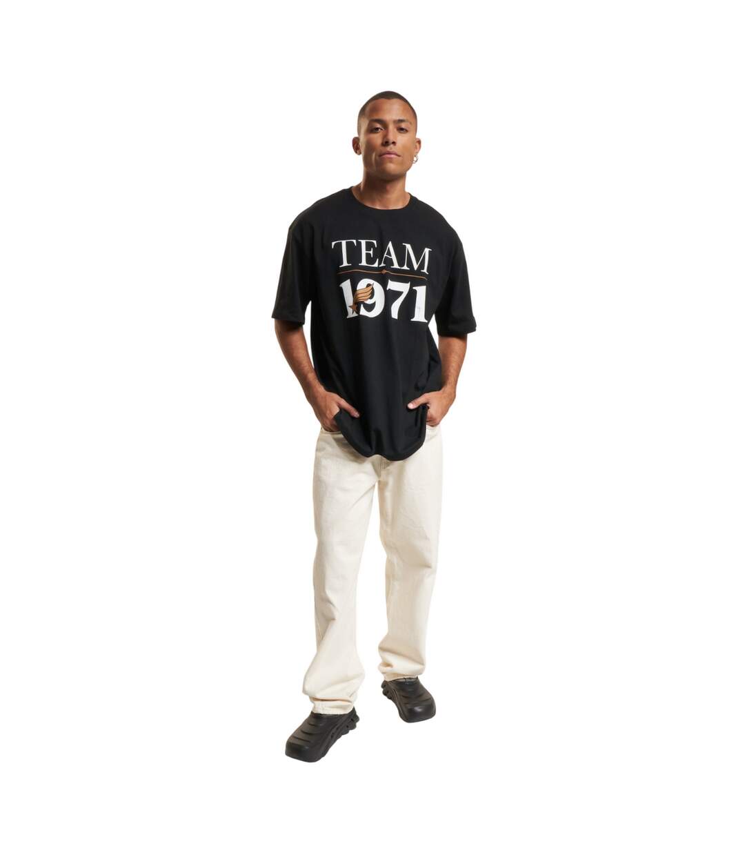 T-shirt Team Homme Noir Starter Black Label-1