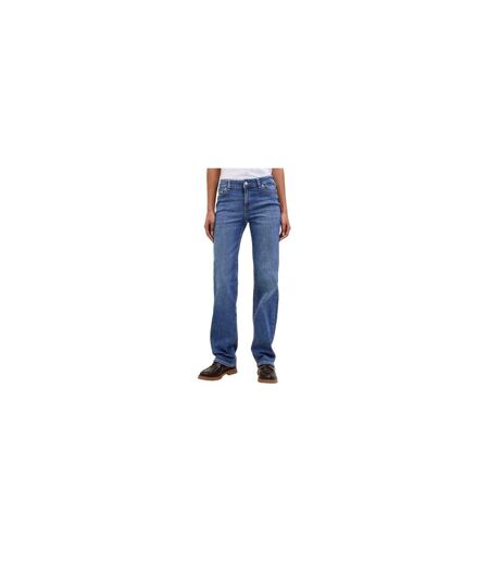 Womens/ladies Denim Straight Leg Jeans Medium Blue JJXX