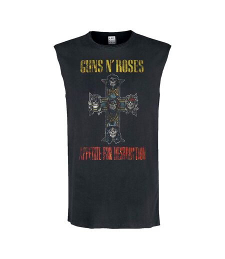 Débardeur appetite for destruction homme charbon de bois Amplified