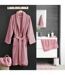 Peignoir Col Châle en Coton Tendresse Bois de Rose-4