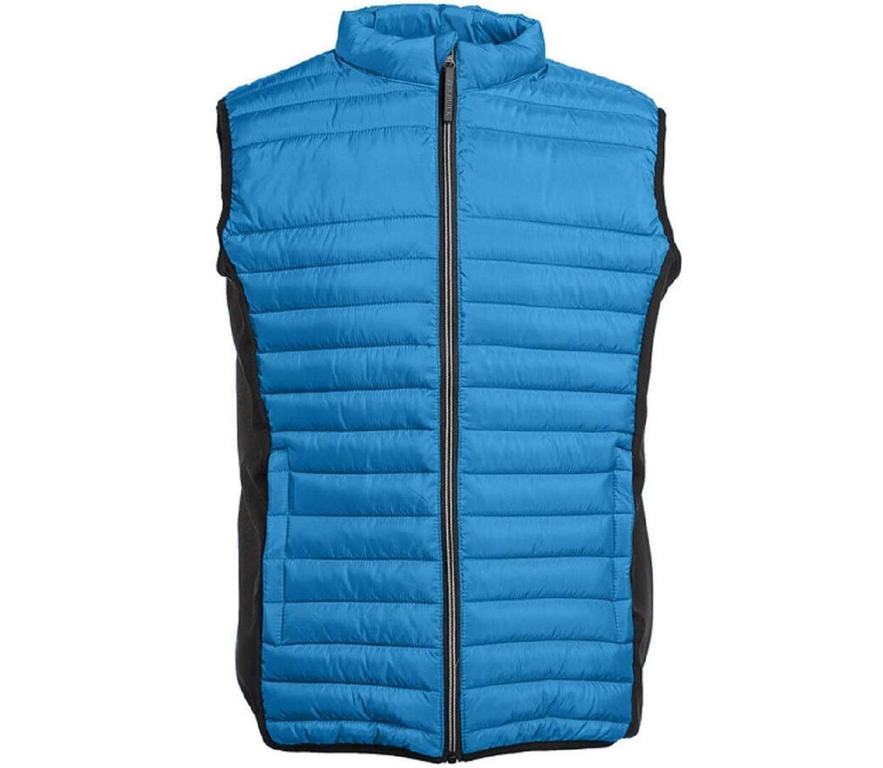 Bodywarmer bi-matière - Homme - Pen Duick - PK316 - bleu sport et noir-1