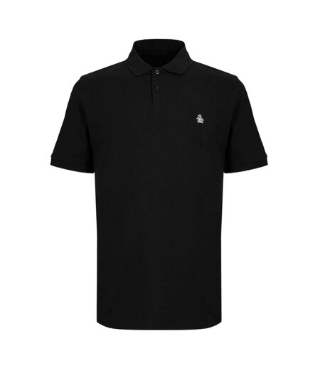 Polo Motif/style Logo Brodé Homme Noir Original Penguin