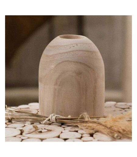 Vase en bois today paulonia d 10 x h 18 cm