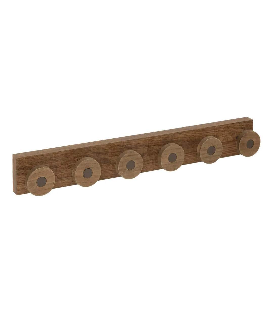 Patère 6 Tiges Design Côme 58cm Marron-1