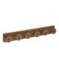 Patère 6 Tiges Design Côme 58cm Marron-1