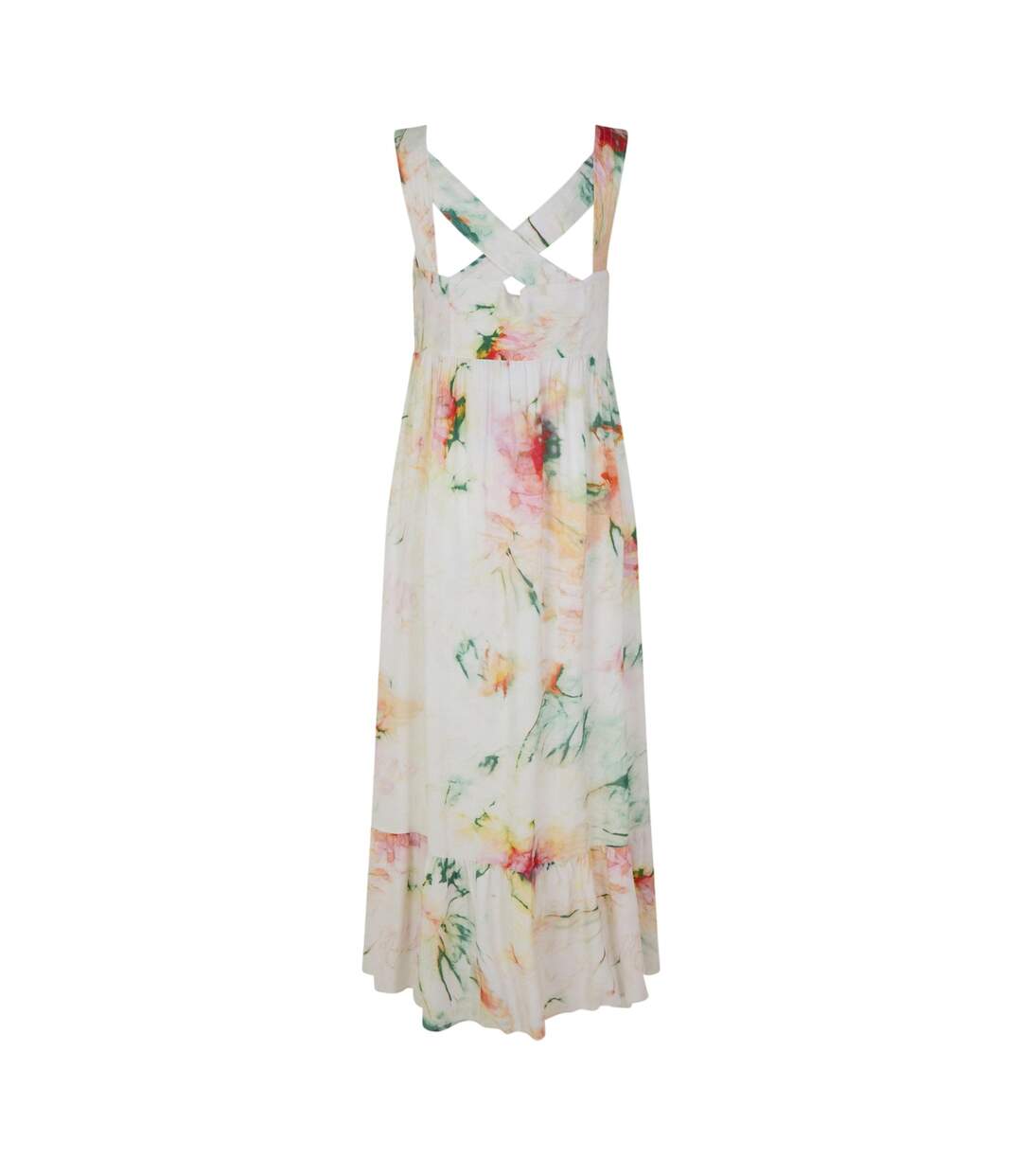 Robe Longue Motif/style Floral Femme Marron Boss-3
