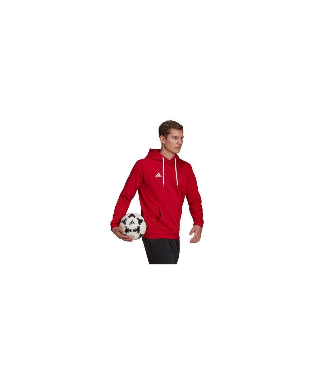 Sweat À Capuche Entraînement Entrada Homme Rouge Adidas-1