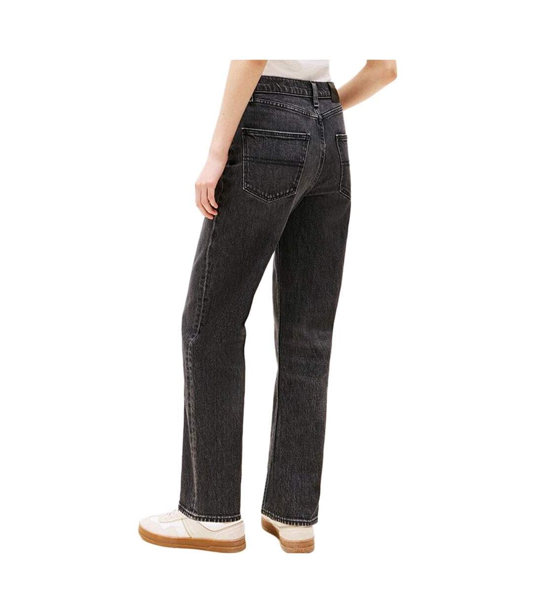 Jean droit gris femme tommy hilfiger layla-2