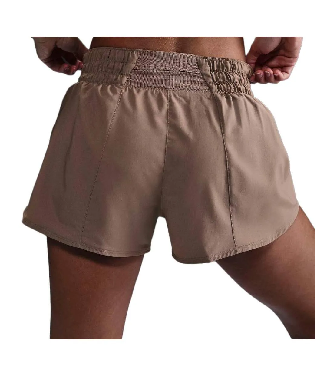 Short marron femme nike one df-2