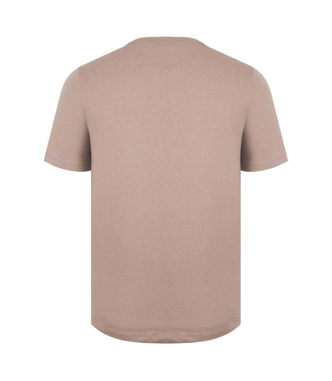 Mens 3d Logo T-shirt Dark Beige Slazenger-2