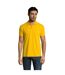 SOLs Mens Prime Pique Plain Short Sleeve Polo Shirt (Gold) - UTPC493