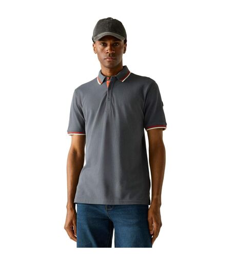 Mens Adryan Polo Shirt Dark Storm Regatta