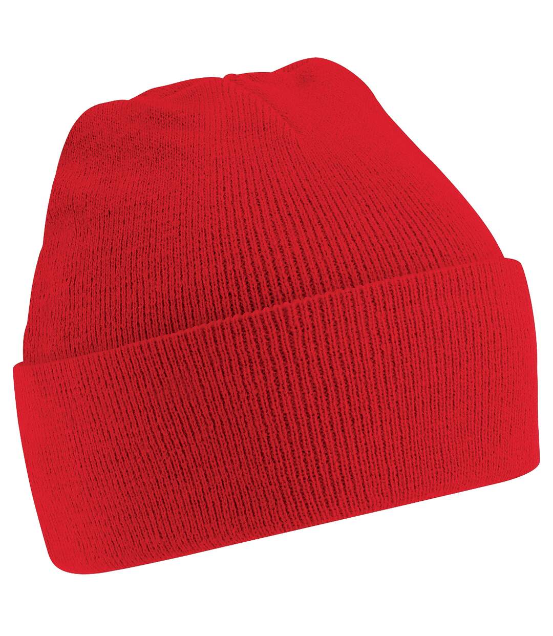 Bonnet tricoté unisexe rouge Beechfield