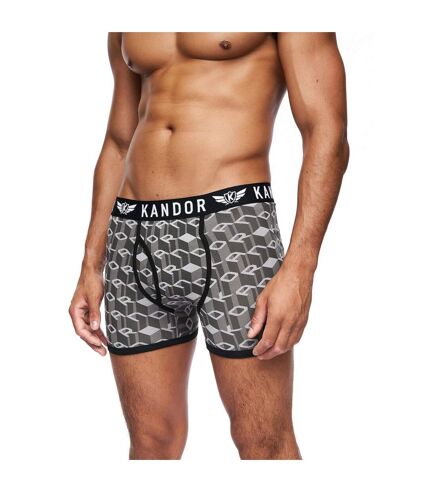 Boxers lingo homme noir Kandor