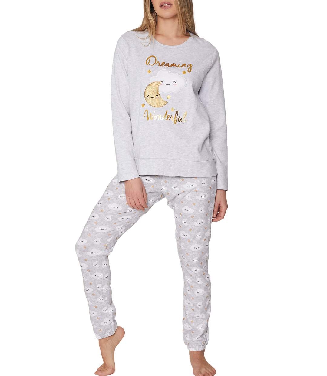 Pyjama tenue d'intérieur pantalon top Dreaming Wonderful Admas-1