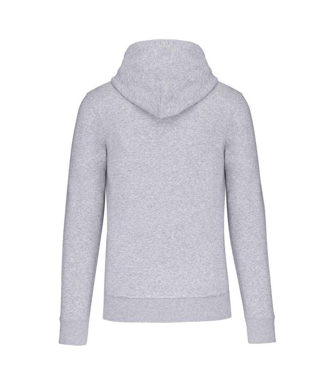 Sweat à capuche homme gris oxford Kariban-2