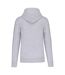 Sweat à capuche homme gris oxford Kariban