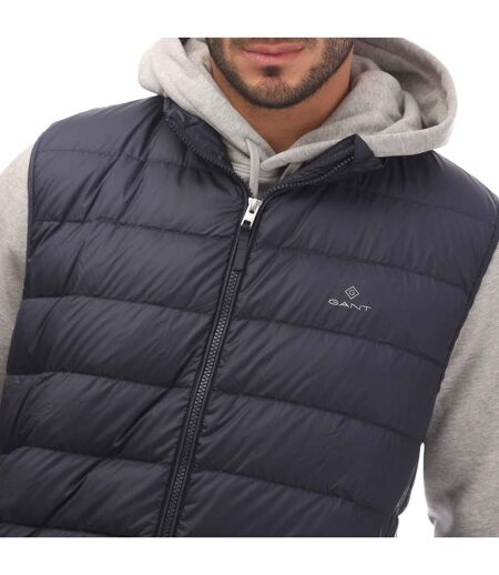 Mens Down Lightweight Gilet Blue Gant