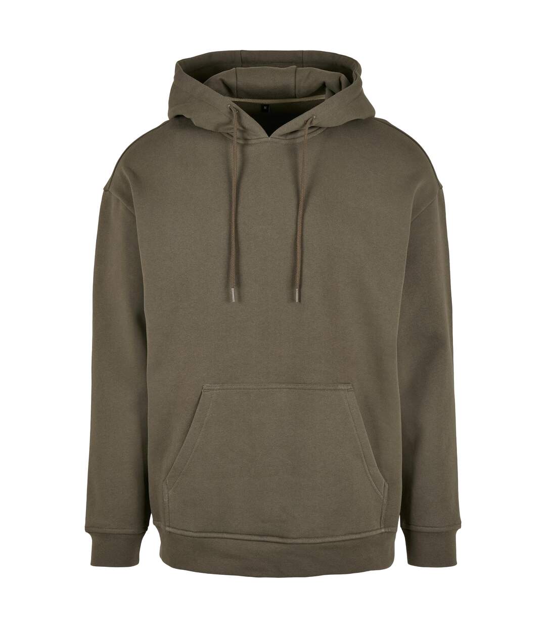 Sweat À Capuche Basic Homme Kaki Build Your Brand-1