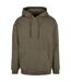 Sweat À Capuche Basic Homme Kaki Build Your Brand-1