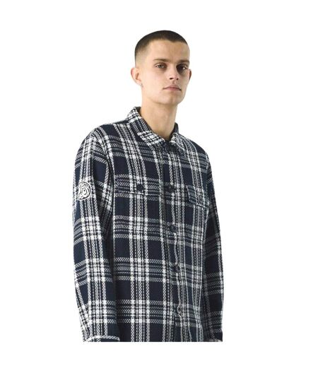 Mens Overshirt Navy Pretty Green