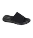 Womens/ladies Eliana Diamante Sliders Black Cipriata-1