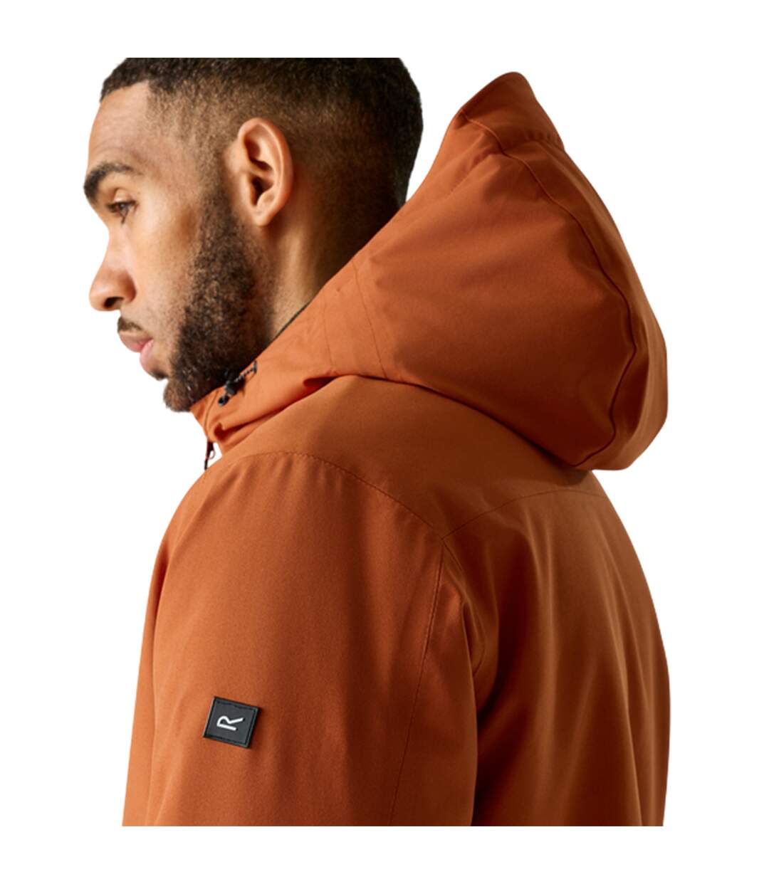 Mens Hoscar Waterproof Insulated Jacket Rooibos Tea Regatta-4