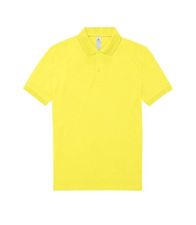 Polo homme jaune soleil B&C B&C