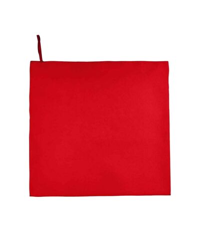 Atoll 100 microfibre bath sheet one size red SOLS