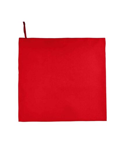 Atoll 100 microfibre bath sheet one size red SOLS