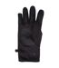 Unisex Adult Water Resistant Nano Fleece Gripped Gloves Black Mountain Warehouse-2