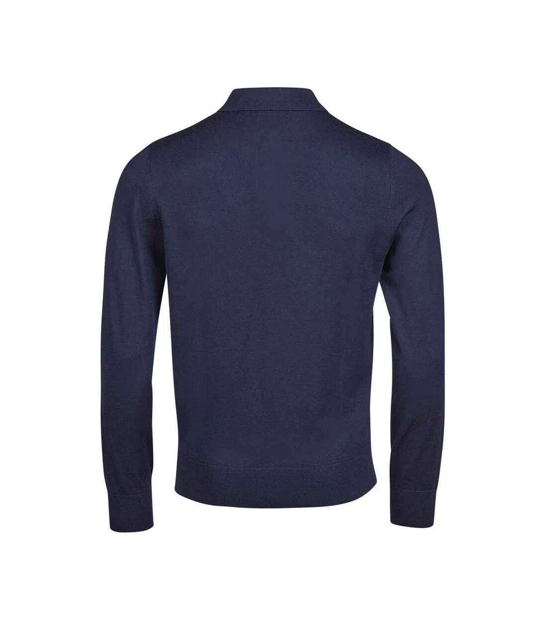 Polo Manches Longues Homme Bleu Marine Tee Jays-2