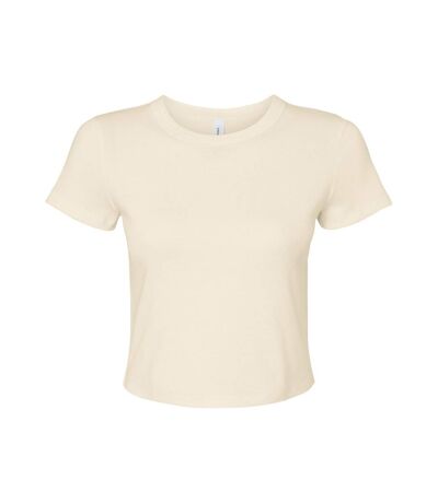 Haut court femme naturel uni Bella + Canvas