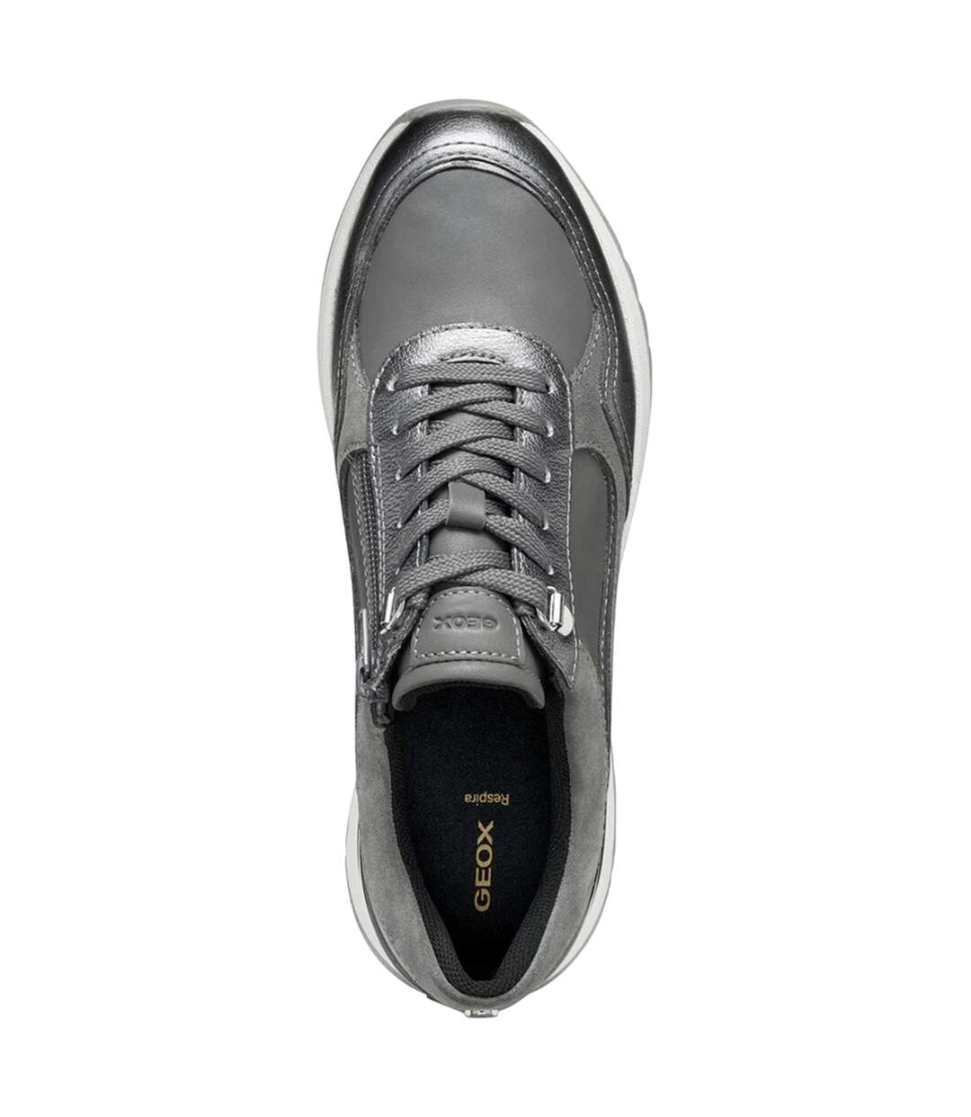 Baskets Desya Femme Gris Foncé Pistolet Geox-3