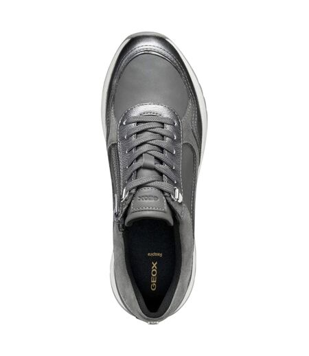 Baskets Desya Femme Gris Foncé Pistolet Geox