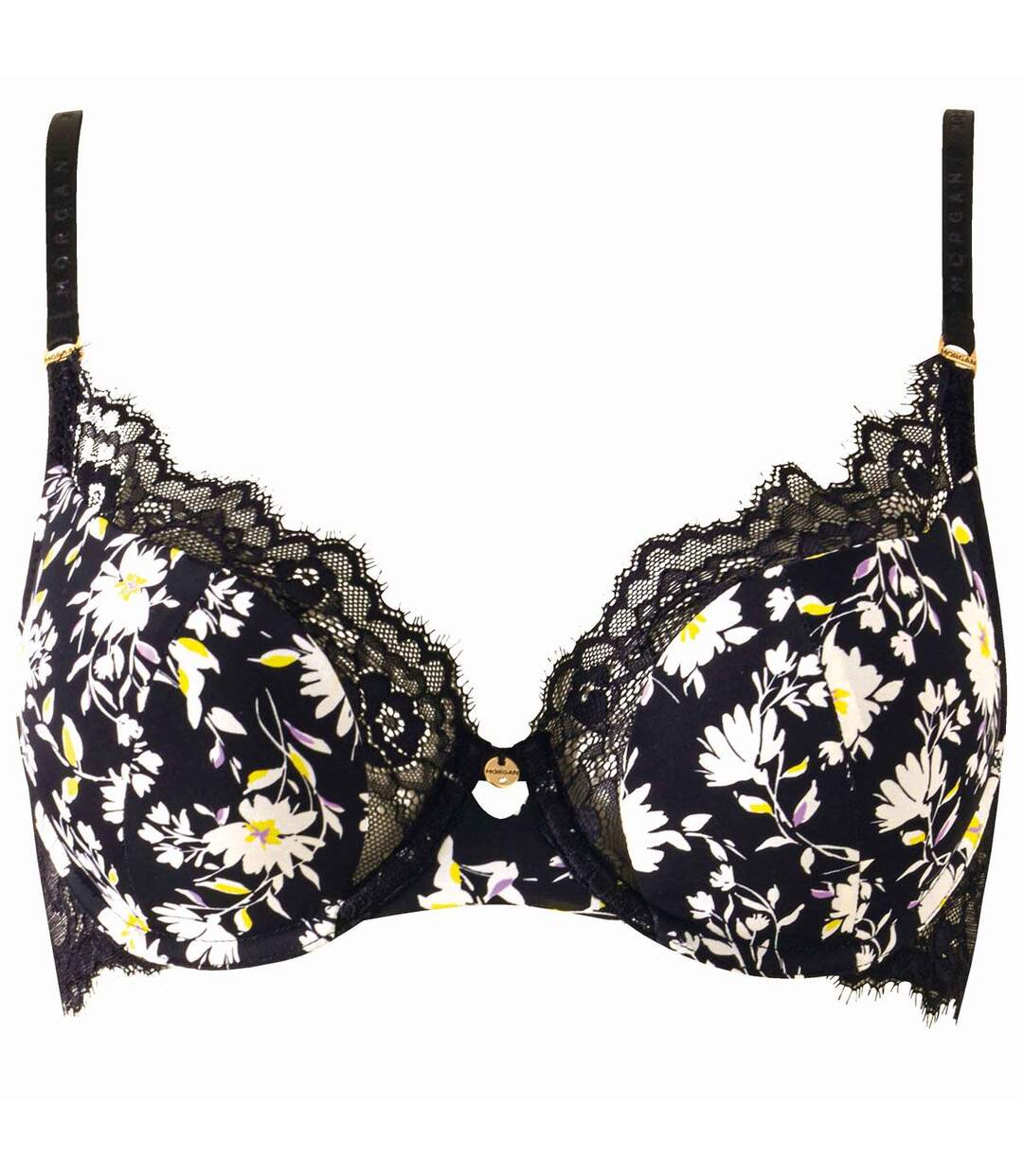 Soutien-gorge ampliforme coque moulée fleur Fanny