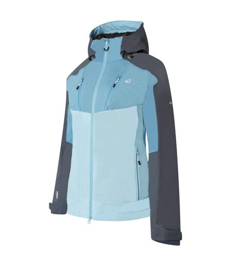 Womens/ladies diverse ii waterproof jacket crystal seas/capri blue Dare 2B