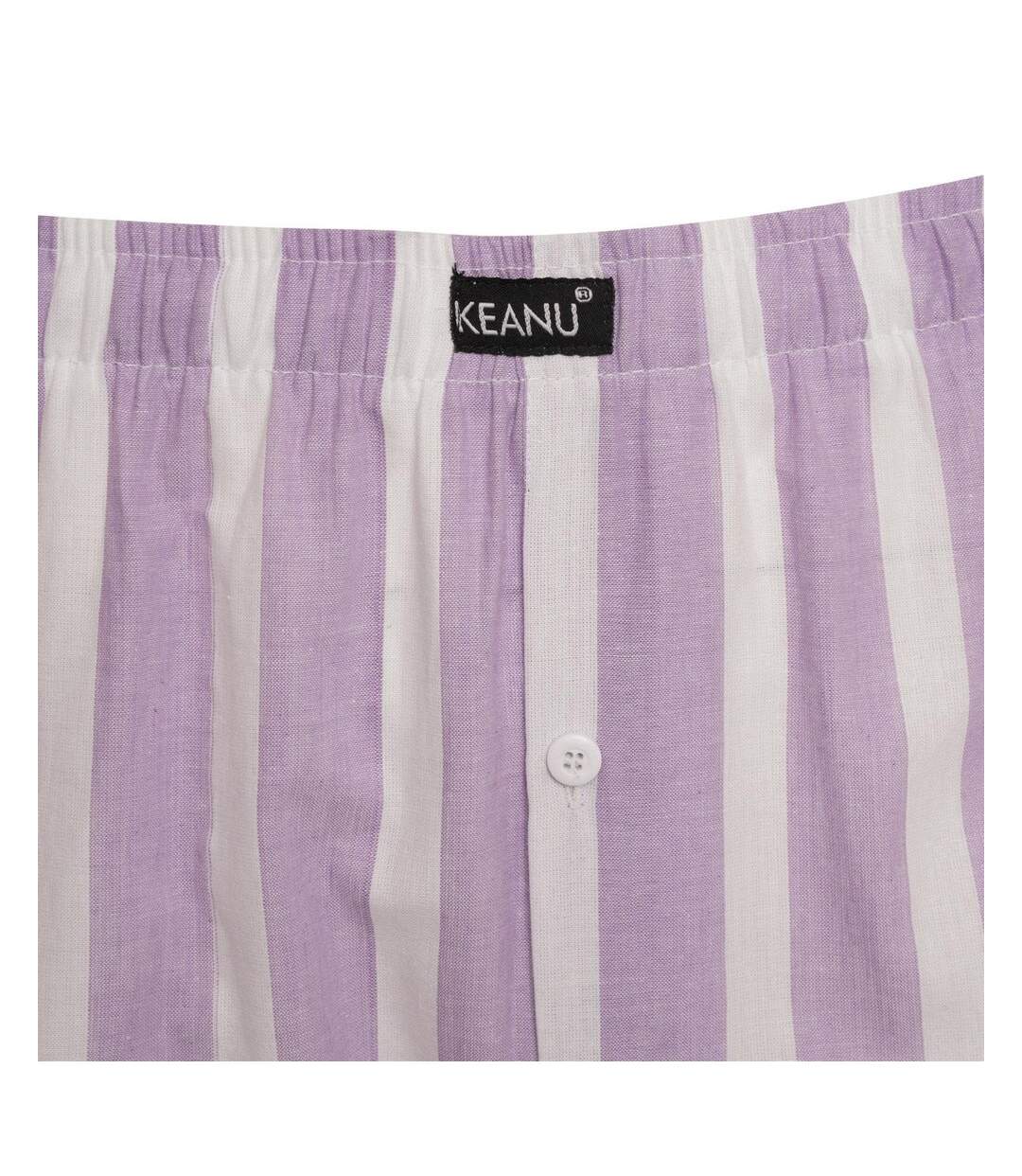 Pack Of 6  Mens Pastel Striped Woven Boxer Shorts  Multicoloured Keanu-4