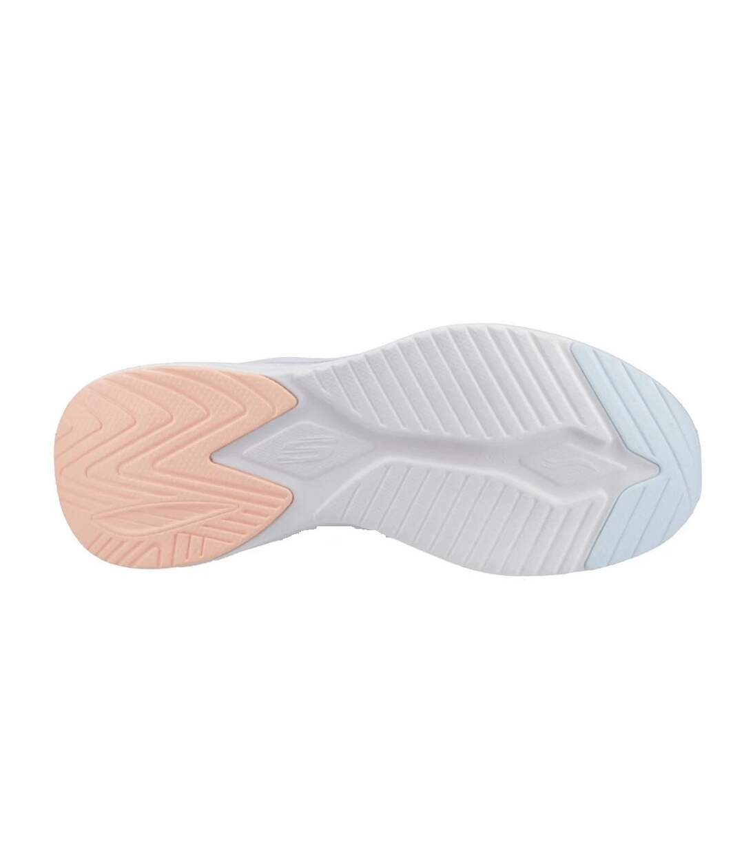 Womens/ladies meta aired out skech-air trainers light blue/multicoloured Skechers-4