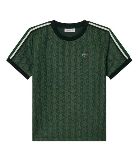 T-shirt Motif/style Monogramme Femme Vert Lacoste